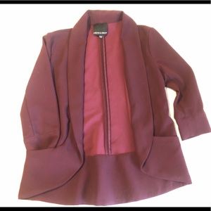 Burgundy blazer